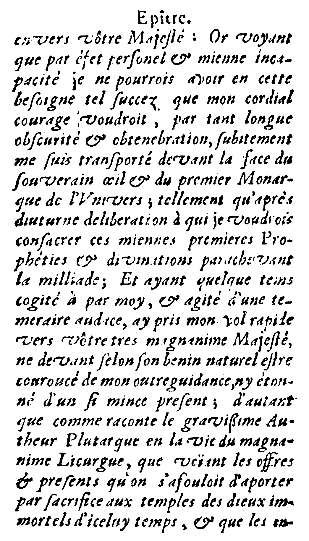 Epître à Henry Second (2)
