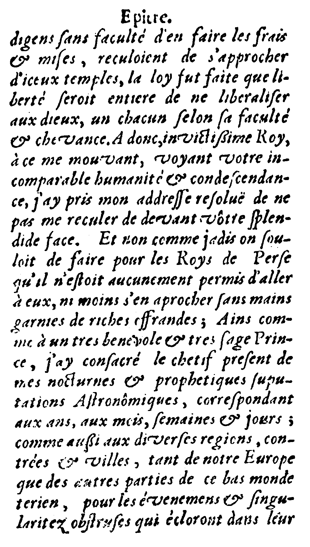 Epître à Henry Second (3)