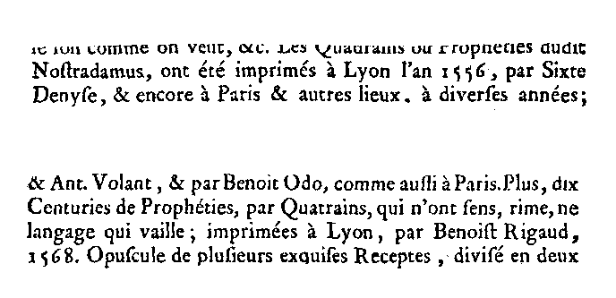 La Croix du Maine et Du Verdier