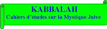 Cahiers Kabbalah