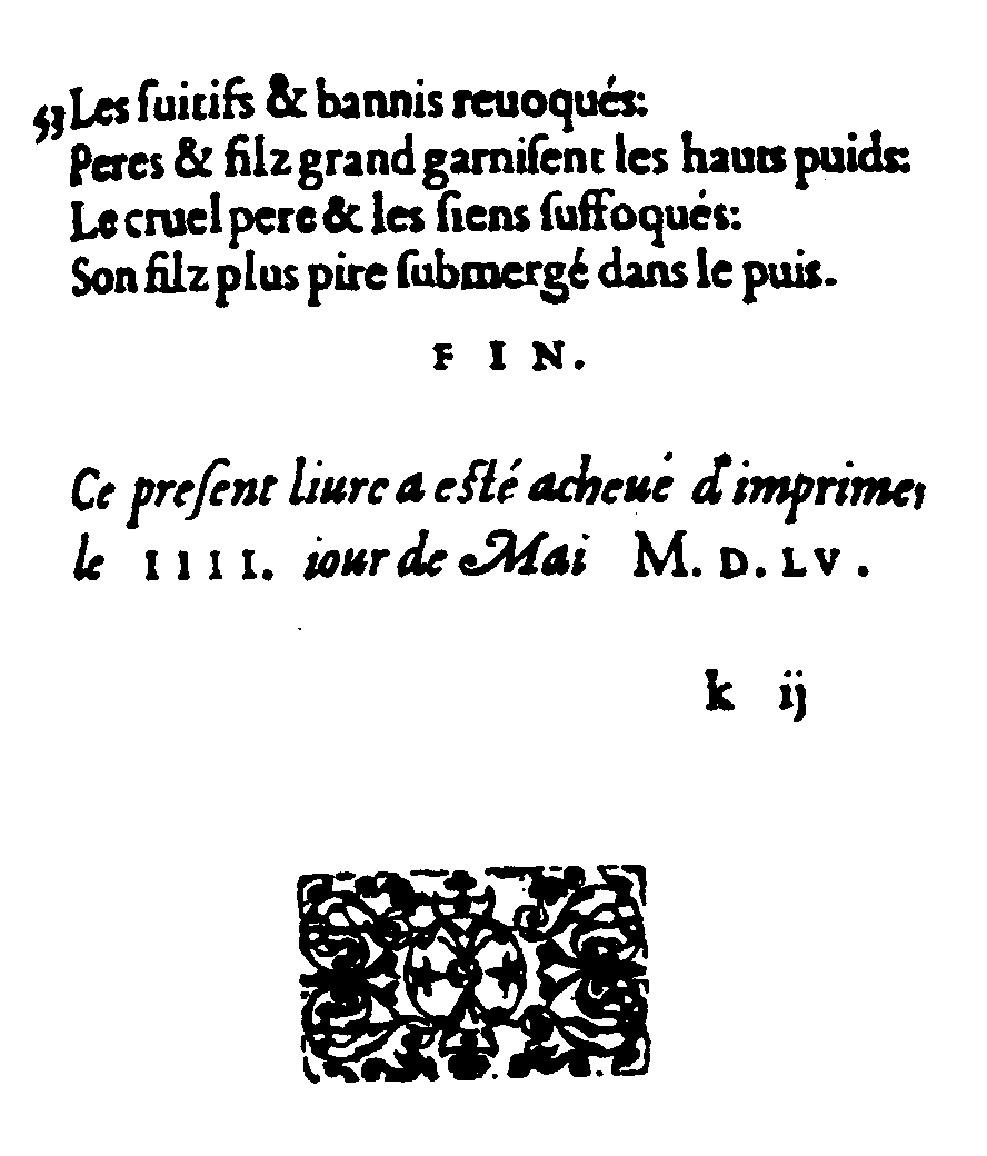 1er état à 53 quatrains